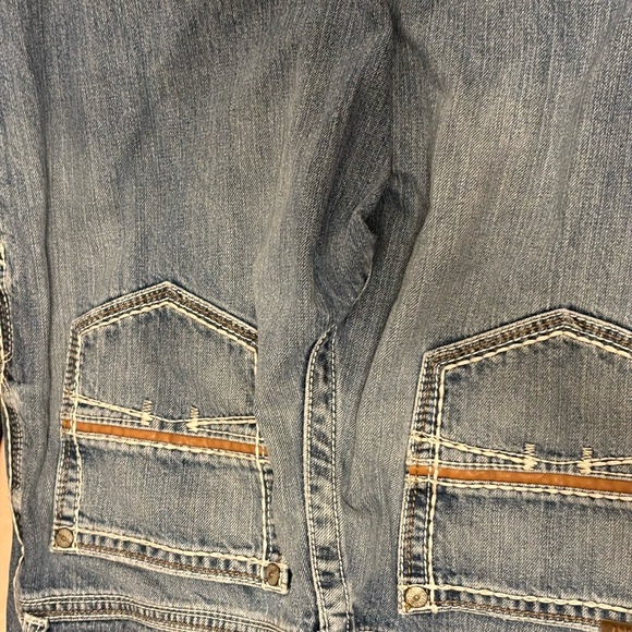 Ariat jeans white stitching relaxed fit amazing condition #baggy #jnco #relaxed - Picture 5 of 11
